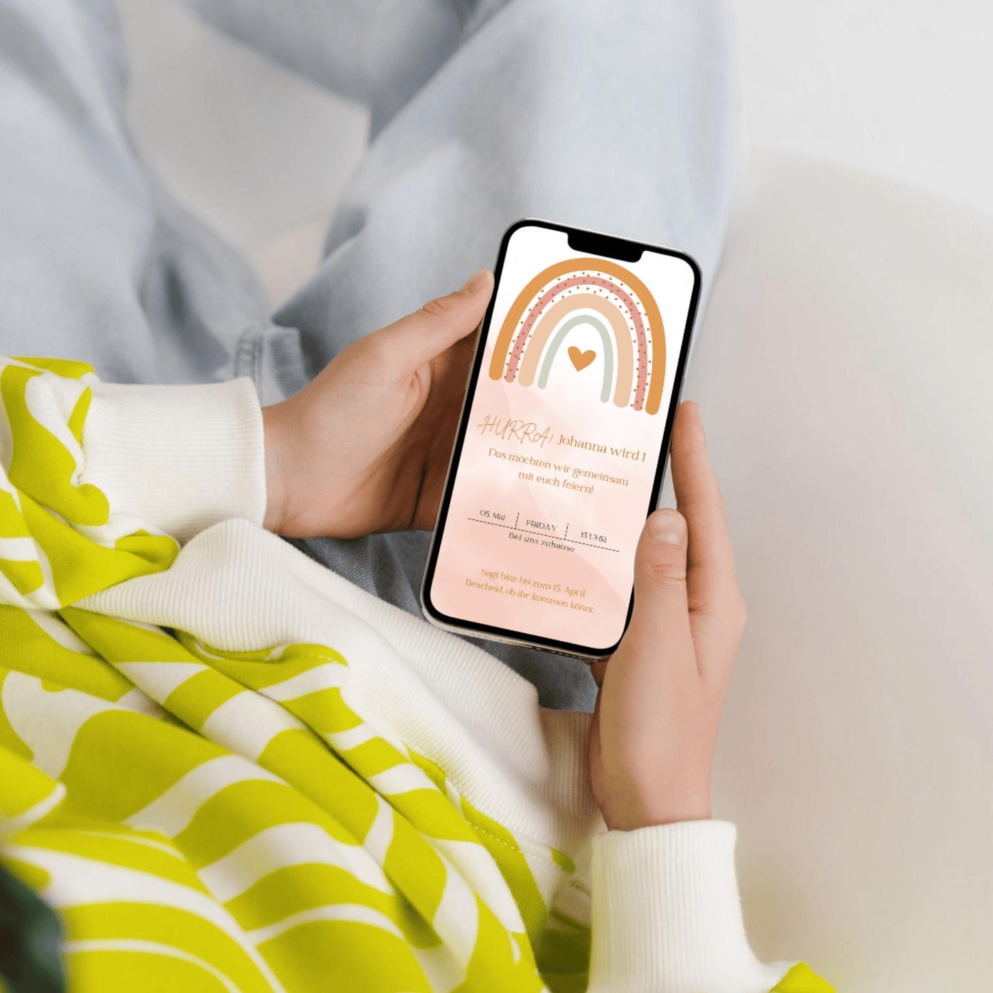 Digitale Einladung zum Kindergeburtstag | Personalisierbare Einladung | Verschicke per E-Mail, WhatsApp, etc.