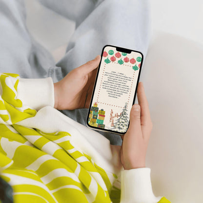 Digitale Grußkarte zu Weihnachten | Personalisierbare Grußkarte| Verschicke per E-Mail, WhatsApp, etc.